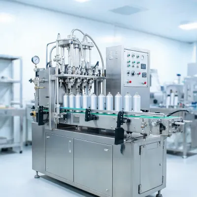 aerosol filling machine